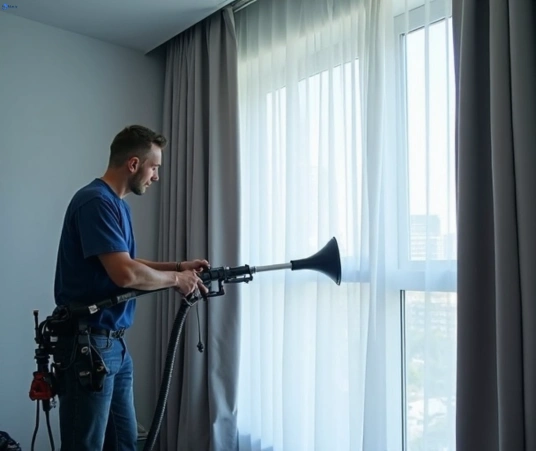 Professional curtain stain removal process equipment Matty Curtain Cleaning hoddles-creek-vic